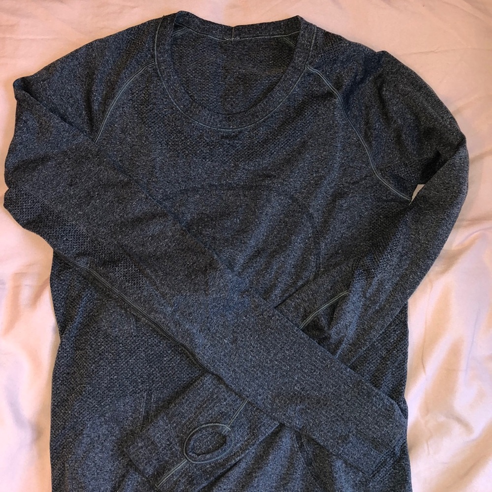 Lululemon swiftly tech grey long sleeve
